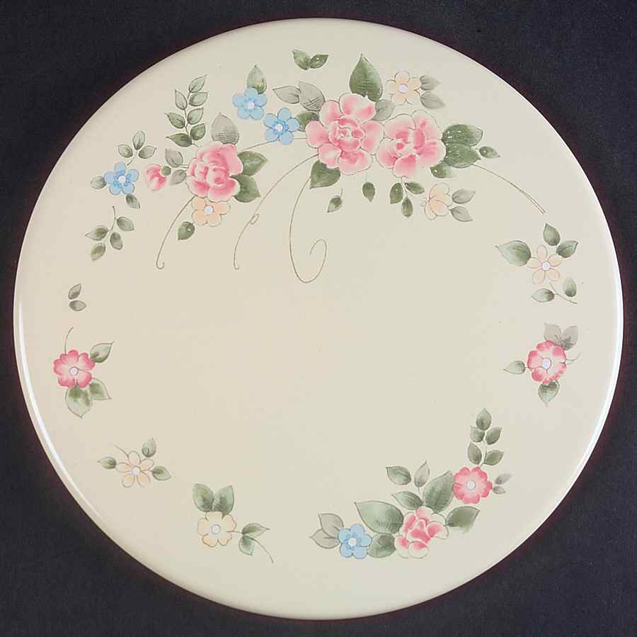 Tea Rose 10" Individual Steel Stove Cover by Pfaltzgraff-1