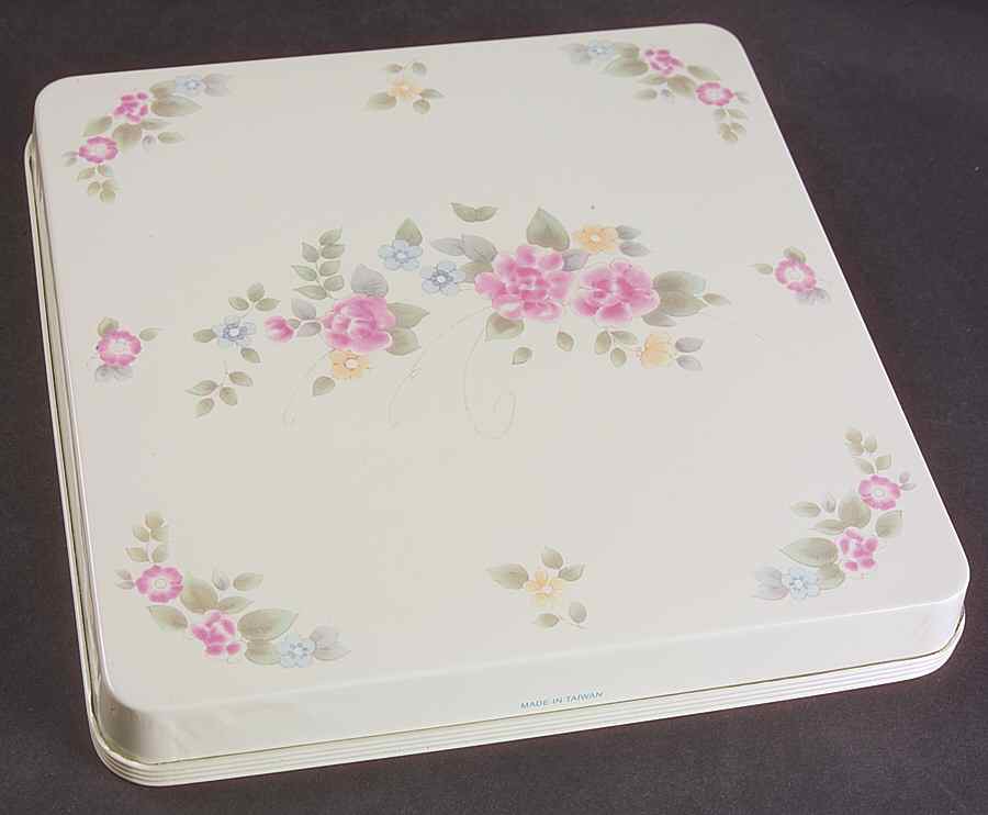 Tea Rose Square Stove Cover - Set of 4 by Pfaltzgraff-1