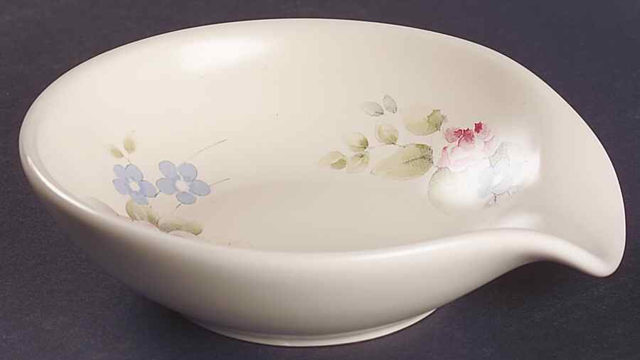 Tea Rose Spoon Rest/Holder (Holds 1 Spoon) by Pfaltzgraff-1
