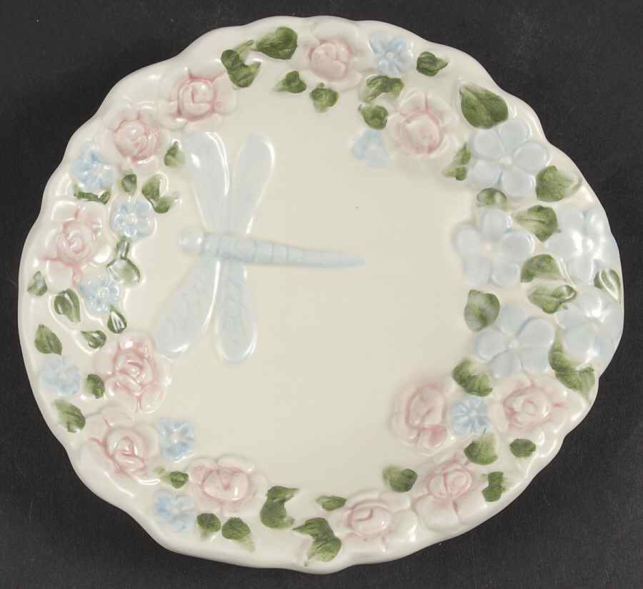 Tea Rose Spoon Rest/Holder (Holds 1 Spoon) by Pfaltzgraff-1