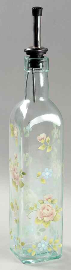 Tea Rose Glass Oil & Drizzle Spout by Pfaltzgraff-1