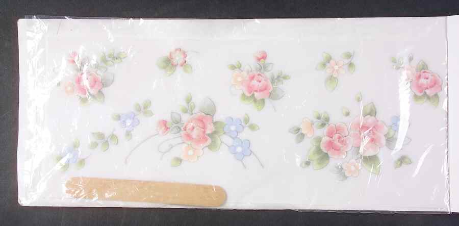 Tea Rose Transfer Sheet - Set of 4 by Pfaltzgraff-1