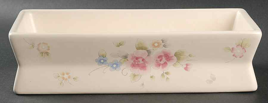 Tea Rose 4 Wick Brick Candle Holder Only by Pfaltzgraff-1