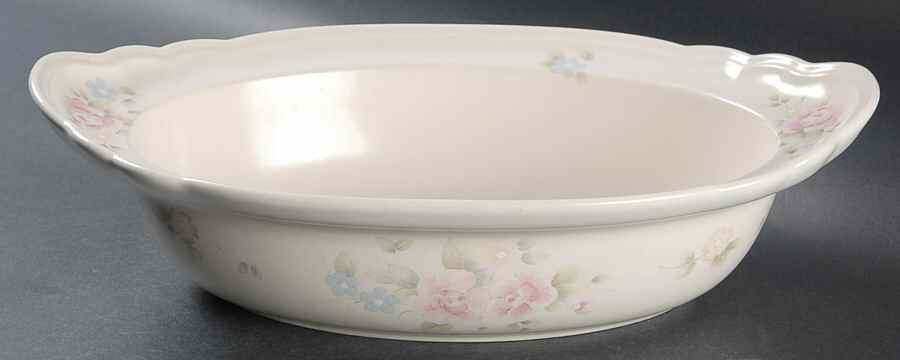 Tea Rose 12" Oval Vegetable Bowl by Pfaltzgraff-1