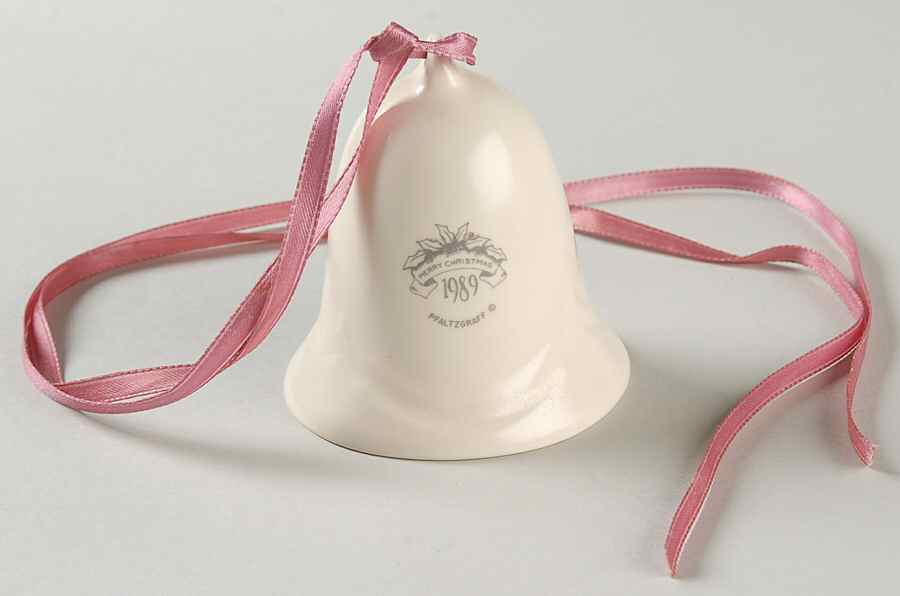 Tea Rose 1989 Collector Bell by Pfaltzgraff-1