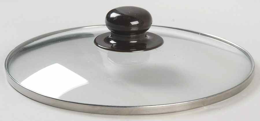 Tea Rose Glass Lid for 8 Quart Metal Stockpot by Pfaltzgraff-1