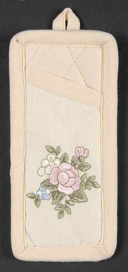 Tea Rose Cloth Utensil Holder by Pfaltzgraff-1
