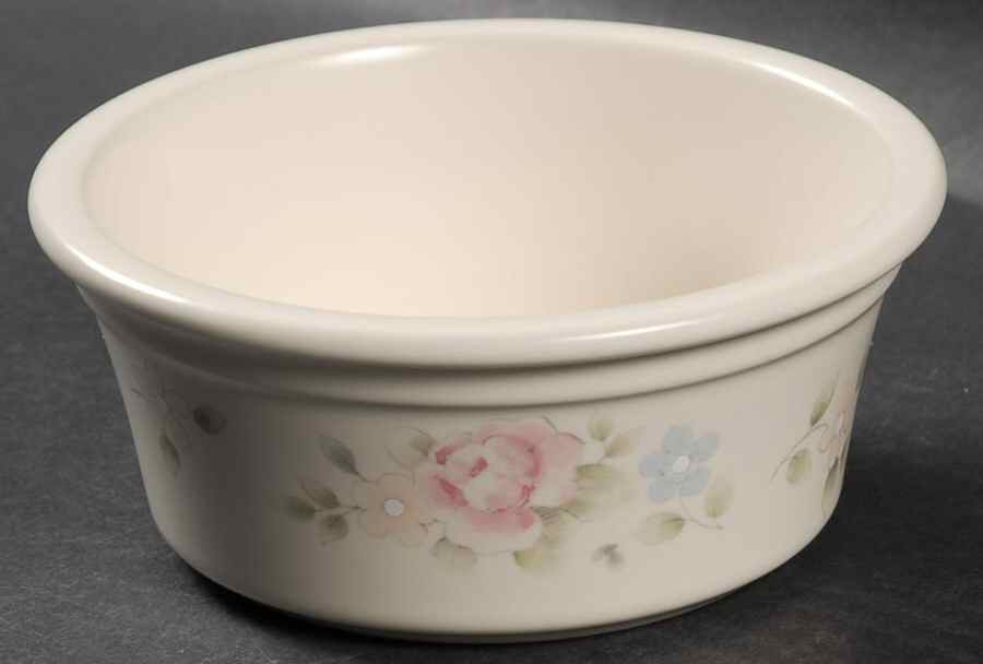 Tea Rose Dip/Salsa Crock by Pfaltzgraff-1