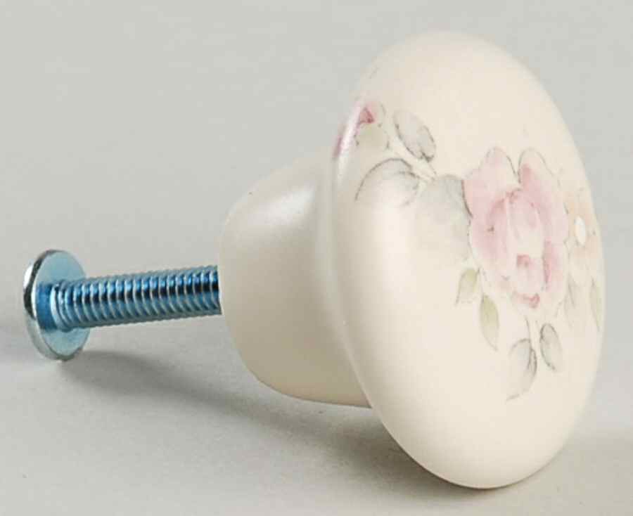 Tea Rose Drawer/Cabinet Pull/Knob by Pfaltzgraff-1