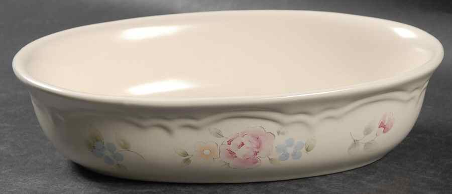 Tea Rose 7" Oval Baker by Pfaltzgraff-1