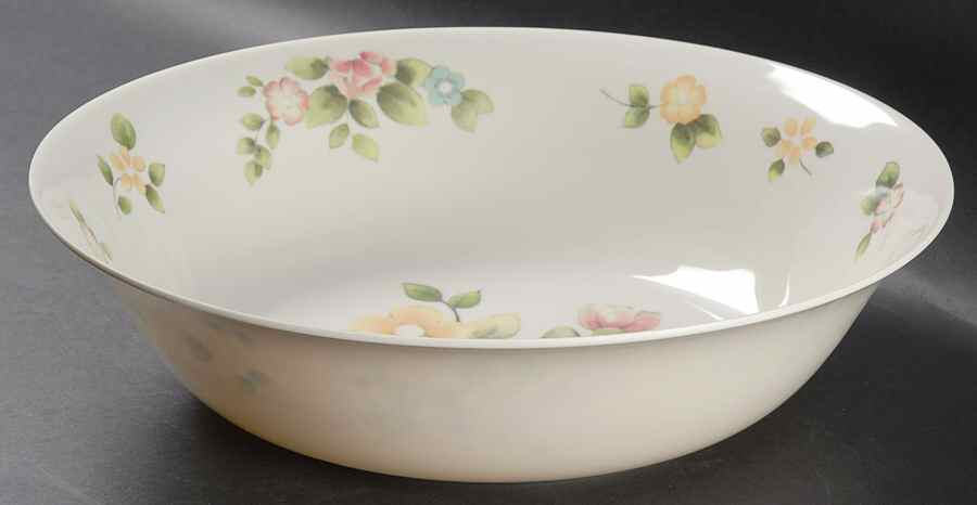Tea Rose Large Melamine Serving Bowl by Pfaltzgraff-1