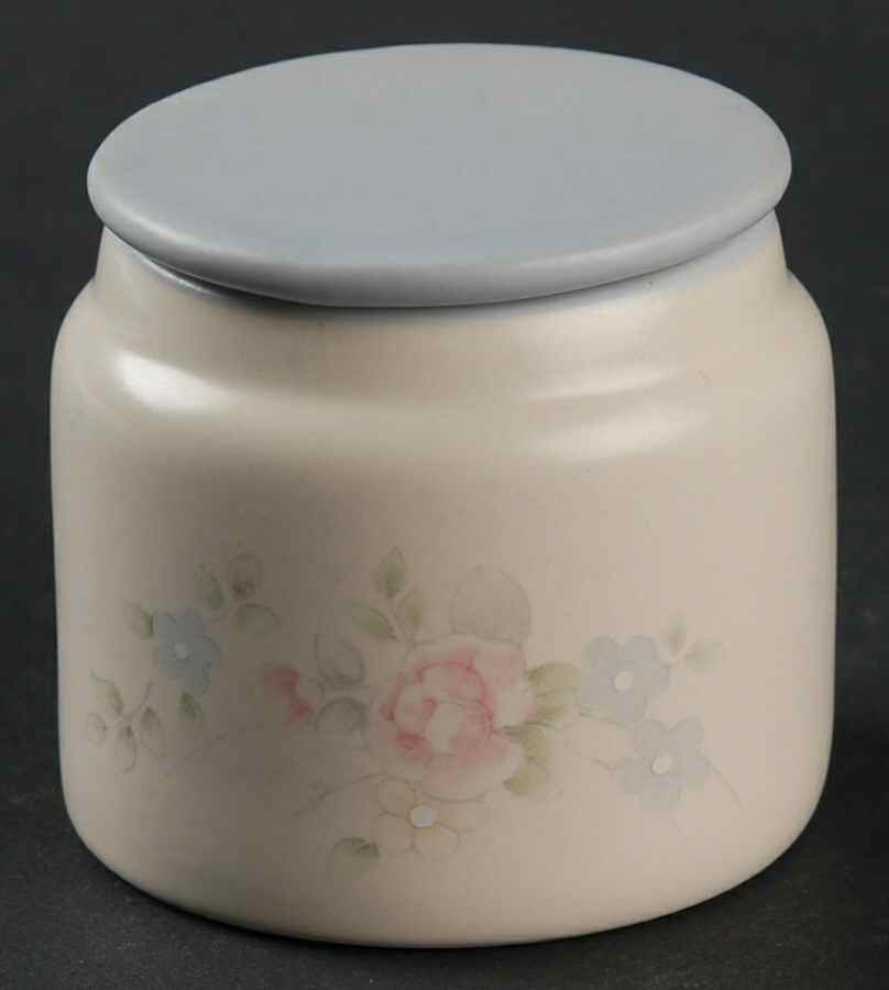 Tea Rose Candle Votive & Lid by Pfaltzgraff-1