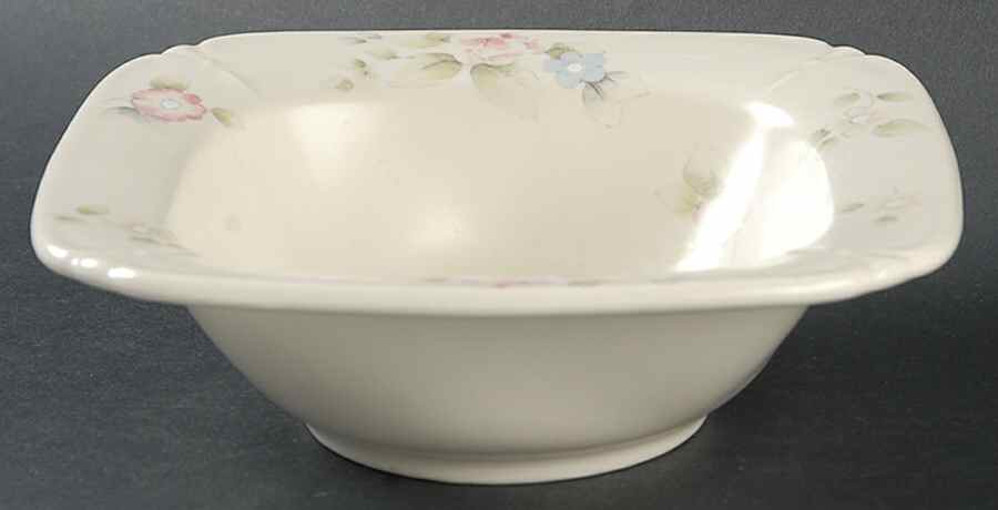 Tea Rose Sculpted Dip Bowl by Pfaltzgraff-1