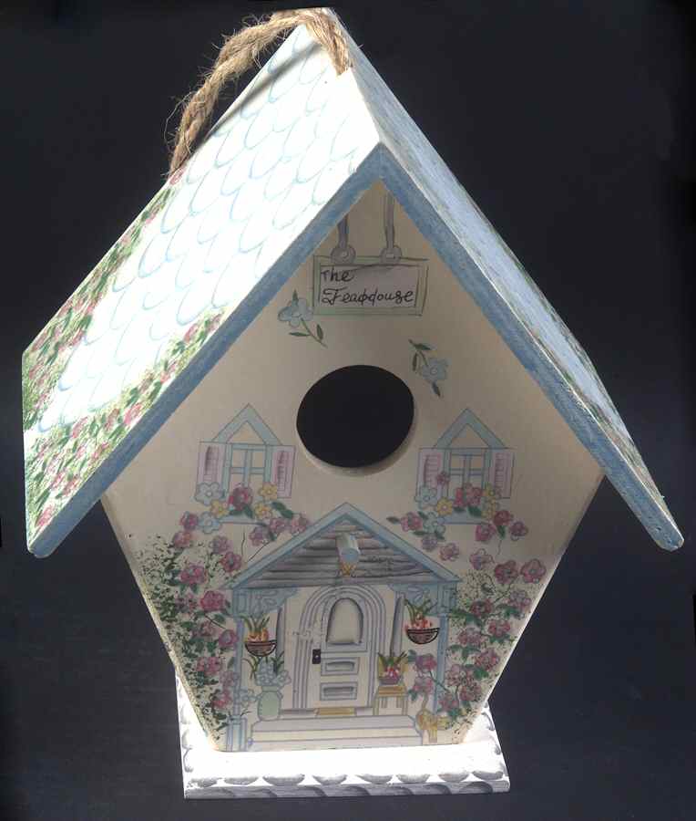 Tea Rose Birdhouse by Pfaltzgraff-1