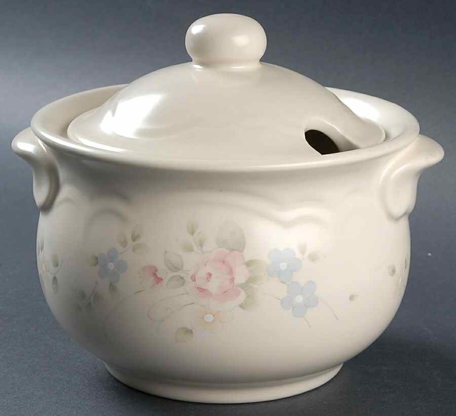 Tea Rose Mini Tureen & Lid by Pfaltzgraff-1