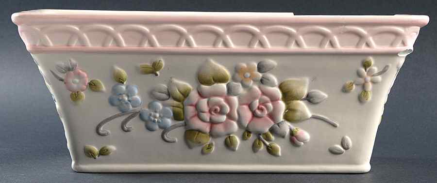 Tea Rose 12" Planter by Pfaltzgraff-1