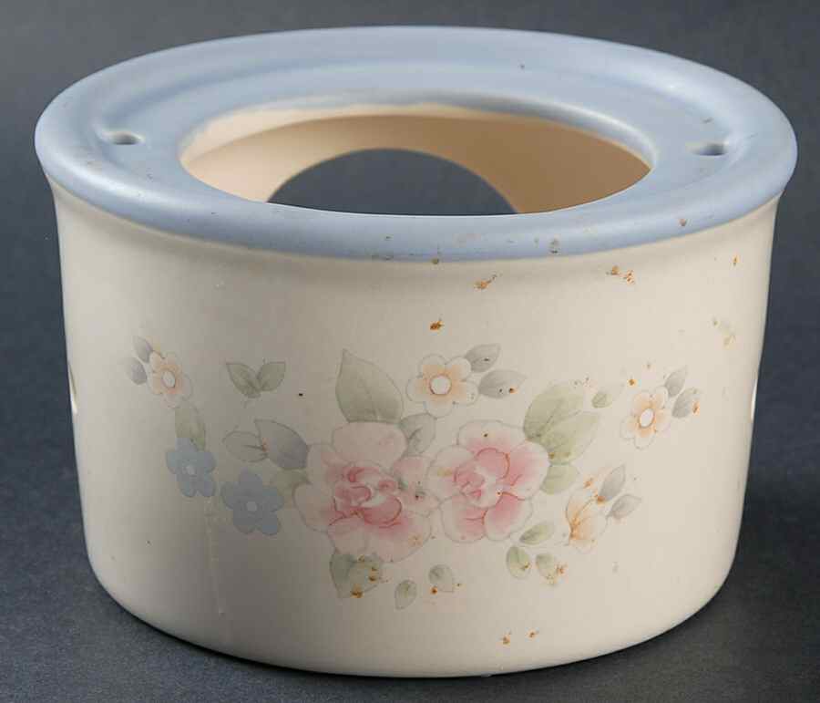 Tea Rose Warmer Stand  (For Tea Pot) by Pfaltzgraff-1