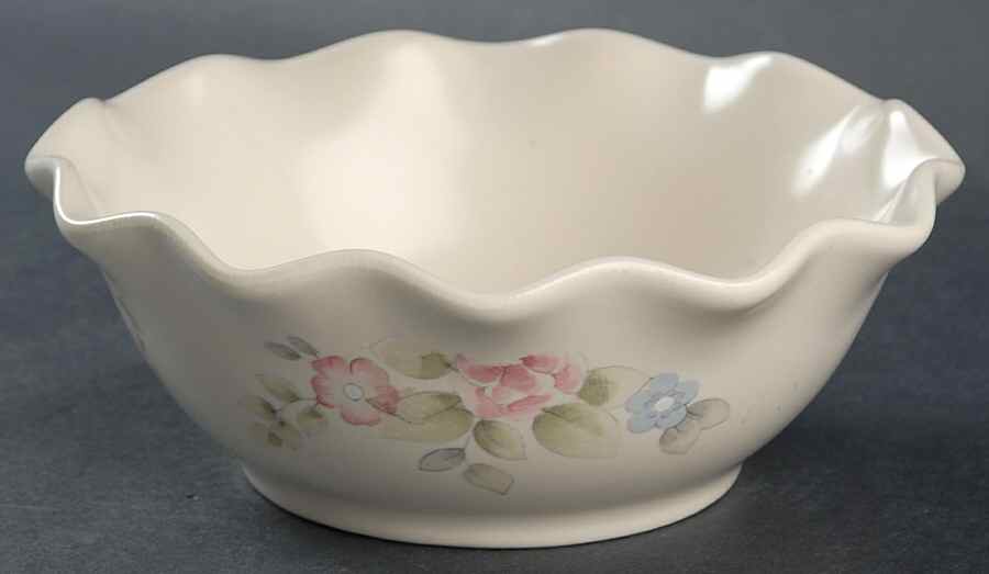 Tea Rose 6" Round Fluted Bowl by Pfaltzgraff-1