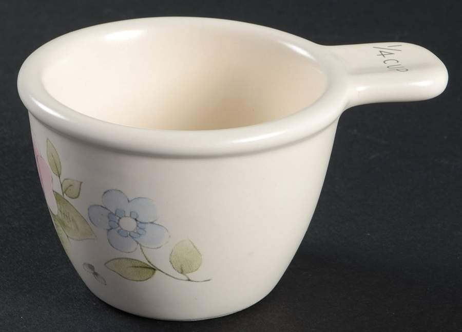 Tea Rose 1/4 Cup Measuring Cup by Pfaltzgraff-1