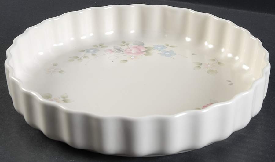Tea Rose 9" Quiche by Pfaltzgraff-1