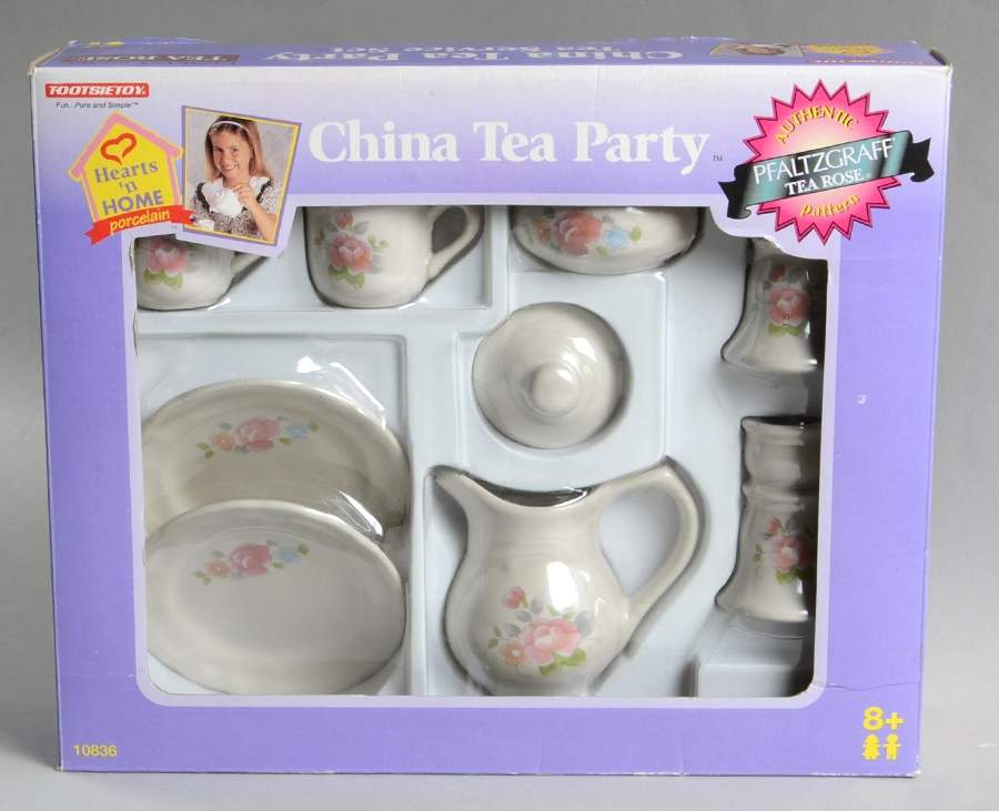 Tea Rose (9 Piece) Child's Tea Set by Pfaltzgraff-1