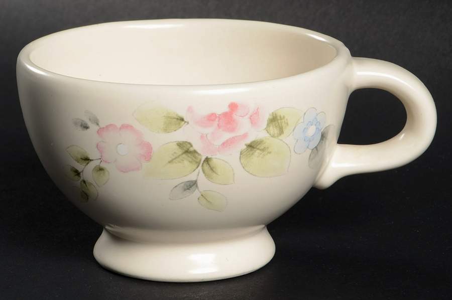 Tea Rose Cup for Individual Teapot & Lid with Cup by Pfaltzgraff-1