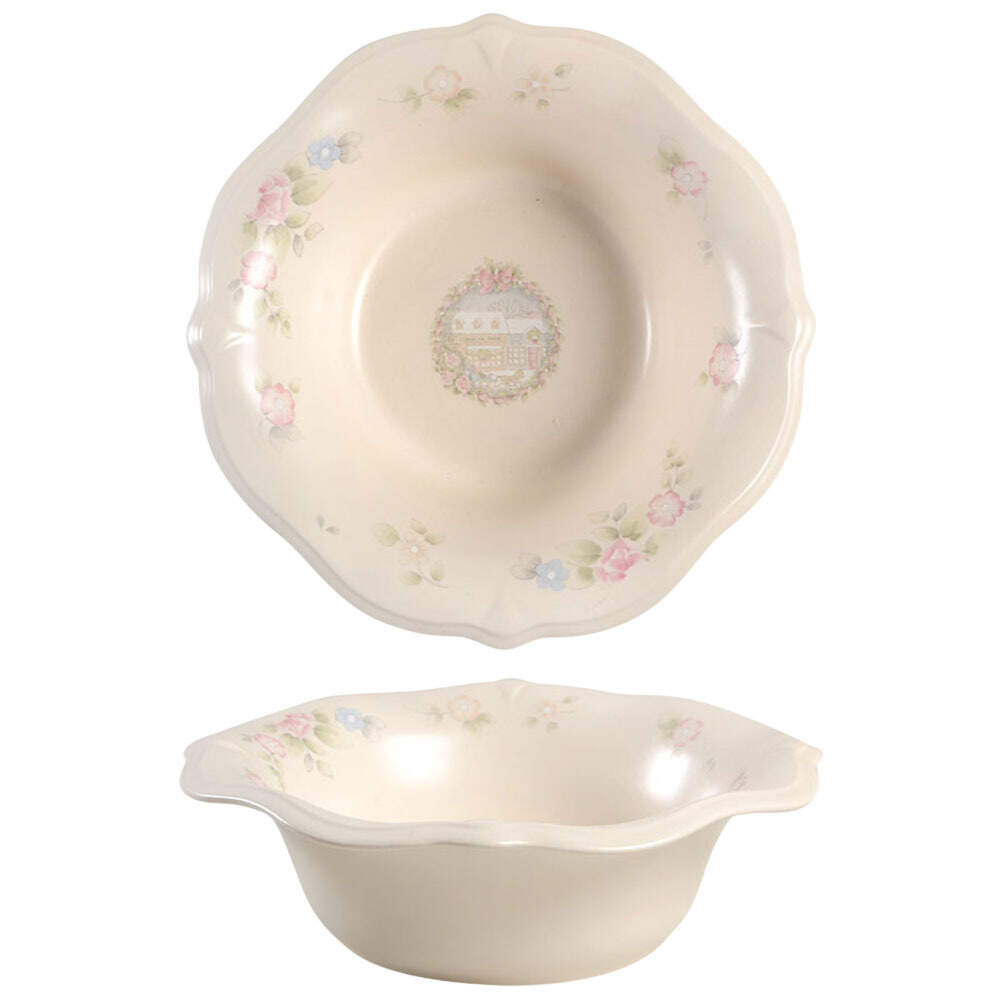 Tea Rose Holiday Sculpted Serving Bowl by Pfaltzgraff-1