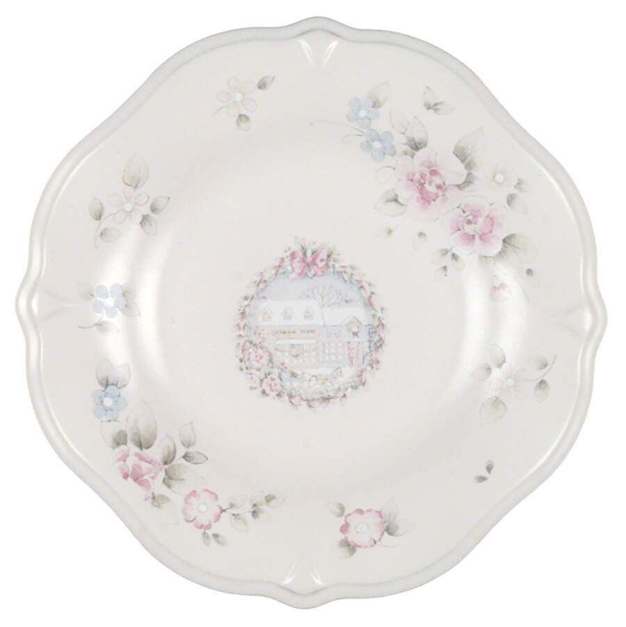 Tea Rose Holiday Sculpted Luncheon Plate by Pfaltzgraff-1
