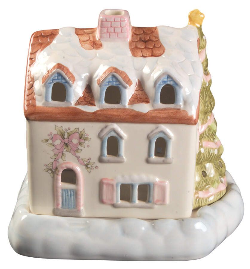 Tea Rose Holiday 2-Piece Pierced Lighting by Pfaltzgraff-1