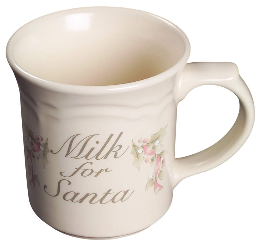 Tea Rose Holiday Milk for Santa Mug by Pfaltzgraff-1