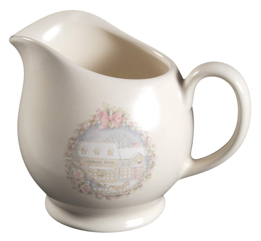Tea Rose Holiday Large Gravy Boat/Pitcher by Pfaltzgraff-1