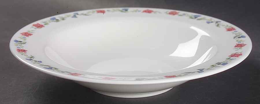 Thistle Rose Rim Soup Bowl by Pfaltzgraff-1