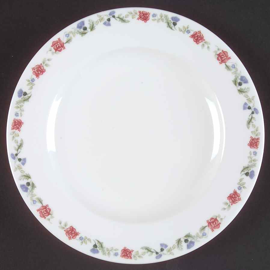 Thistle Rose Bread & Butter Plate by Pfaltzgraff-1