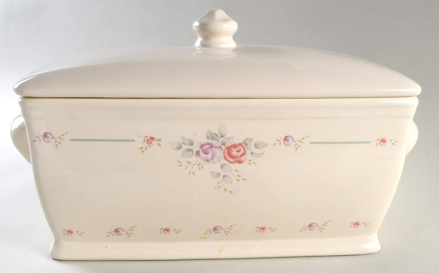 Trousseau Bread Box & Lid by Pfaltzgraff-1