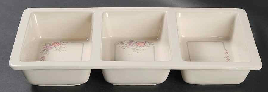 Trousseau 3 Part Rectangular Divided Server by Pfaltzgraff-1