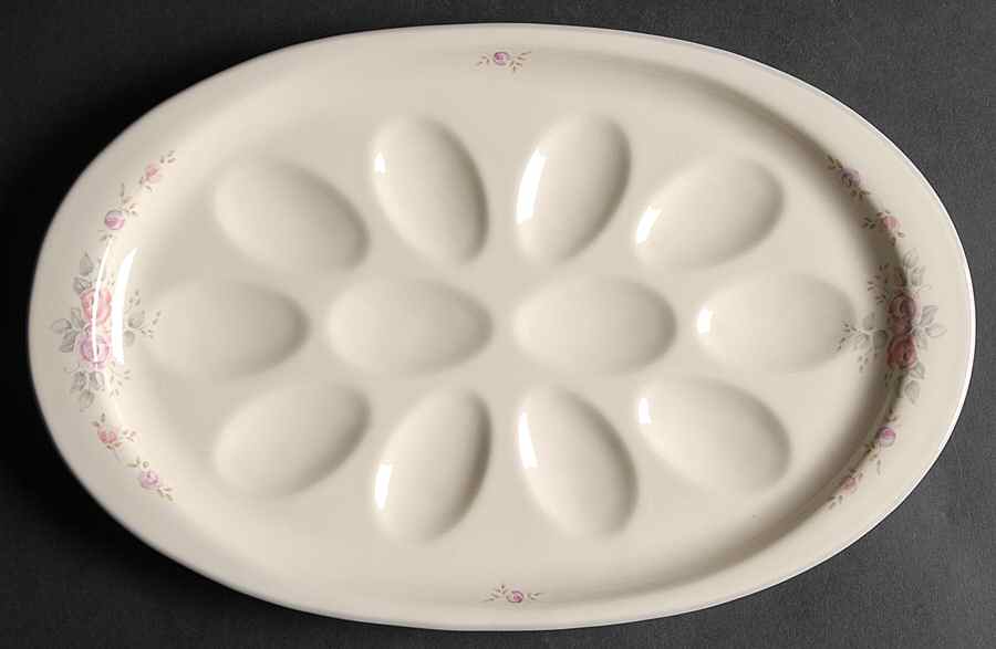 Trousseau Deviled Egg Plate by Pfaltzgraff-1