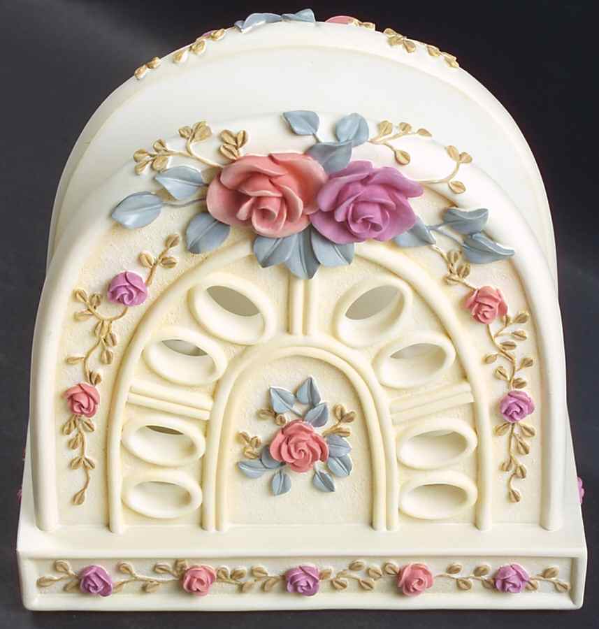 Trousseau Napkin Holder Sculptured by Pfaltzgraff-1