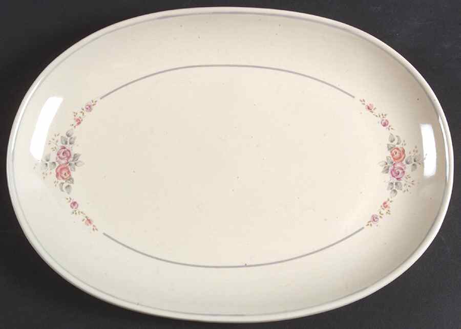 Trousseau 12" Oval Steak Platter by Pfaltzgraff-1