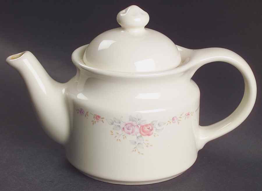 Trousseau Mini Teapot & Lid by Pfaltzgraff-1