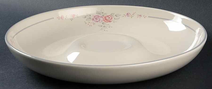 Trousseau Chip Bowl/Plate for Chip & Dip Set by Pfaltzgraff-1