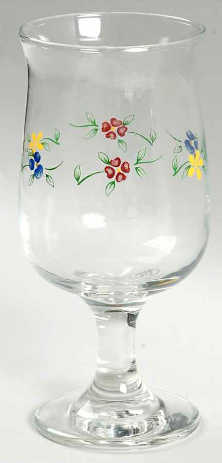 Vickie Hanson Glassware Goblet by Pfaltzgraff-1