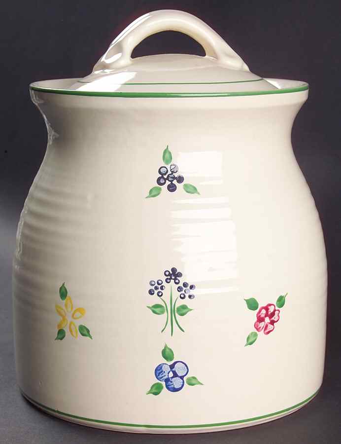 Vickie Hanson Large Canister & Lid by Pfaltzgraff-1