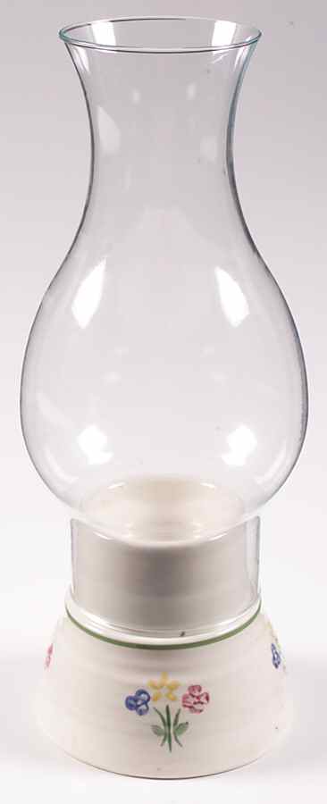 Vickie Hanson Hurricane Lamp & Globe by Pfaltzgraff-1