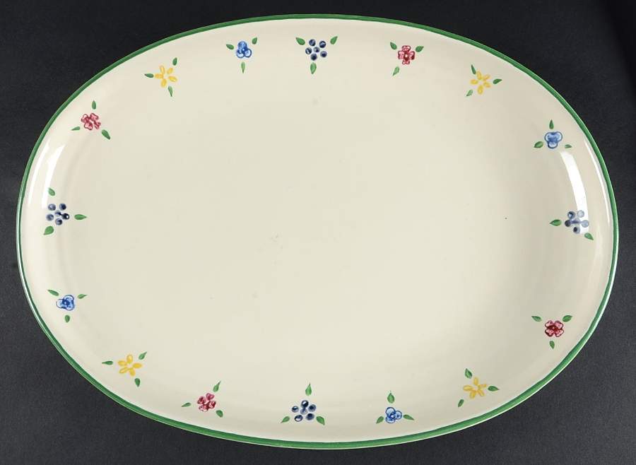 Vickie Hanson 14" Oval Serving Platter by Pfaltzgraff-1
