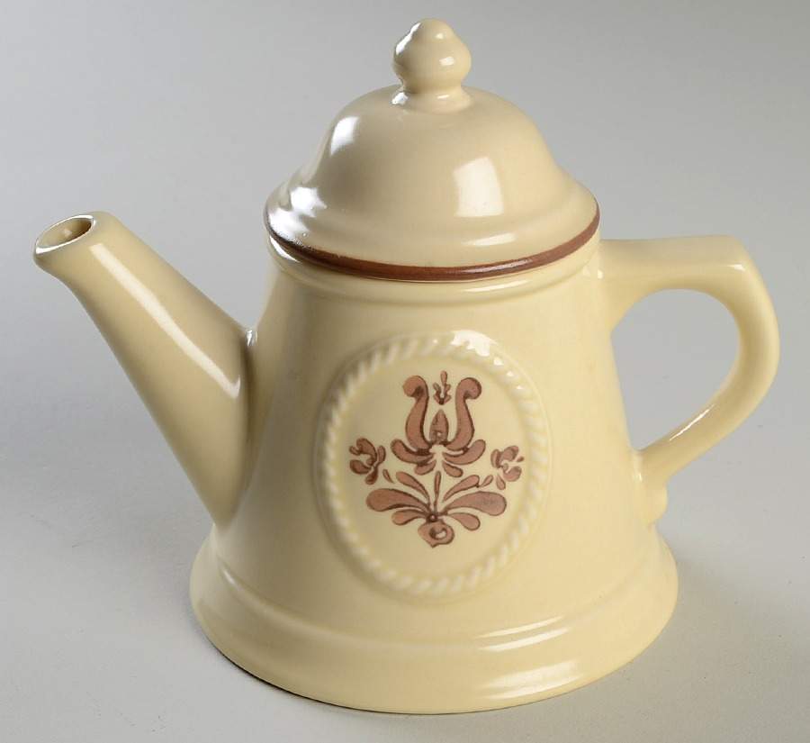 Village (Made in USA) Special Edition Individual Teapot & Lid by Pfaltzgraff-1