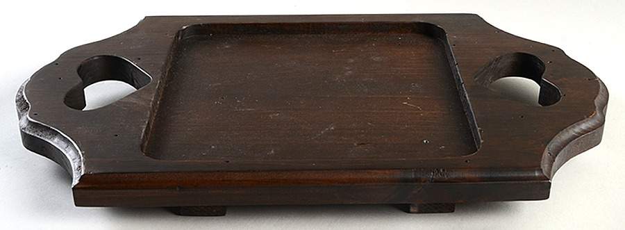 Village (Made in USA) Wood Tray Party Server by Pfaltzgraff-1