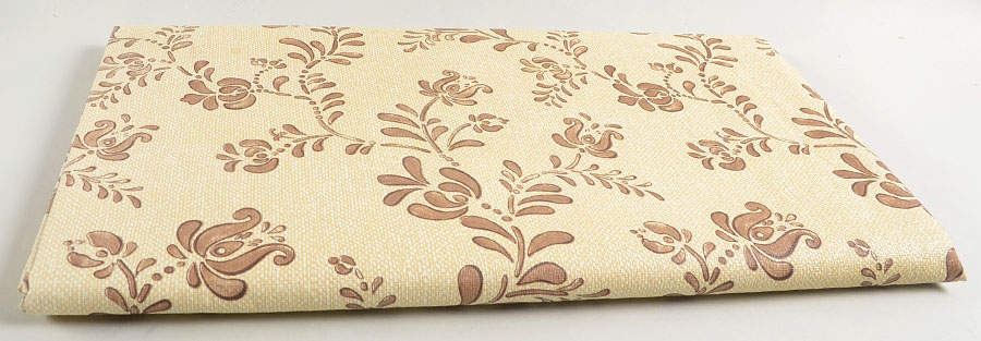 Village (Made in USA) Oval Flannel Backed Vinyl Tablecloth 60'' X 85'' by Pfaltzgraff-1