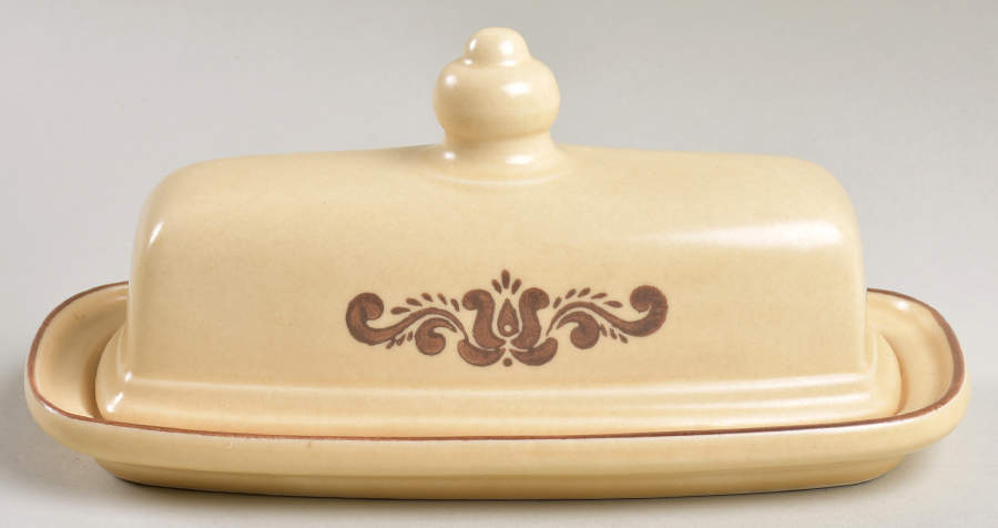 Village (Made in USA) 1/4 Lb Covered Butter by Pfaltzgraff-1