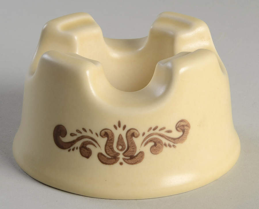 Village (Made in USA) Stand for Potpourri/Butter Sauce by Pfaltzgraff-1