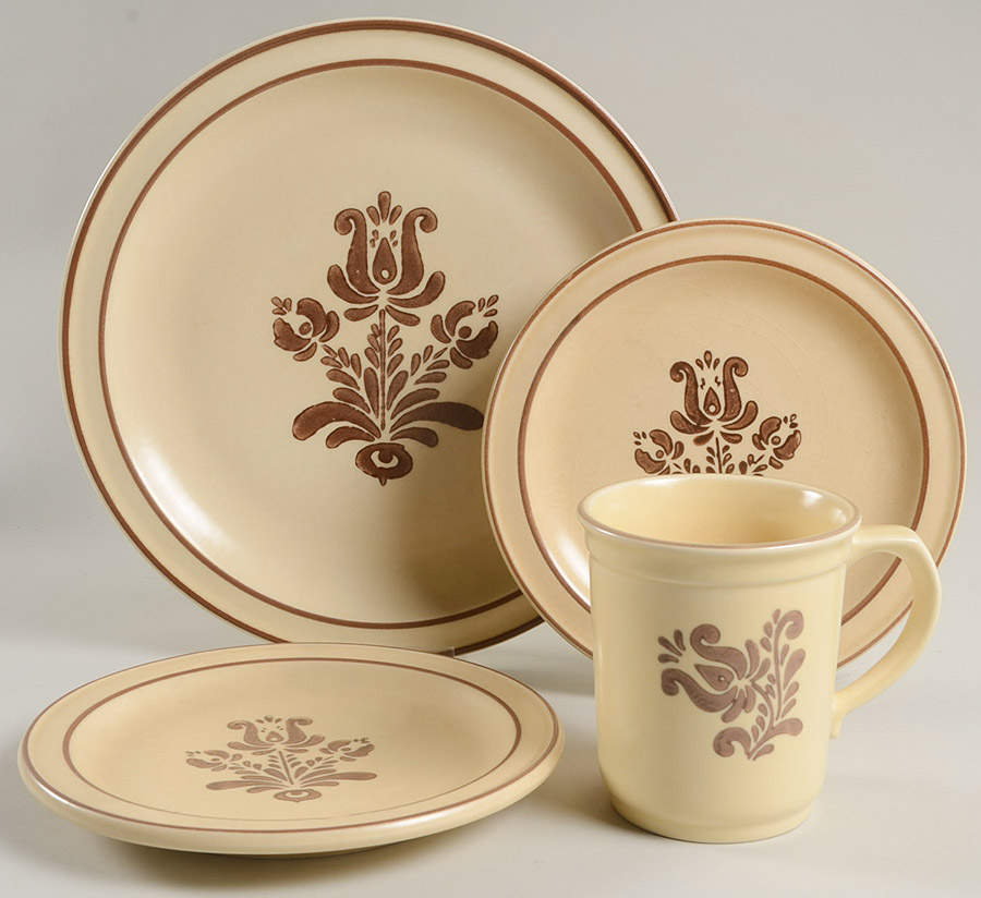 Village (Made in USA) 4 Piece Place Setting by Pfaltzgraff-1